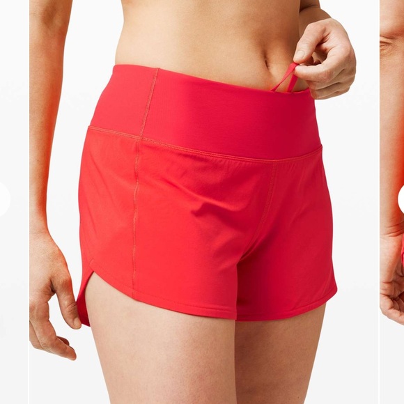 Lululemon Speed Up Short Long
*4" Updated Fit Carnation Red 12 - Picture 1 of 7
